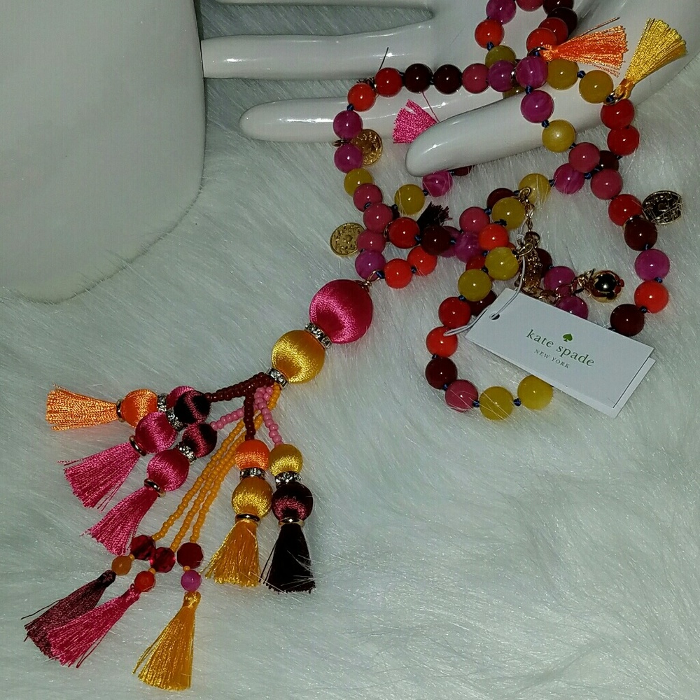 Kate spade pretty poms tassel necklace - Picture 5 of 5